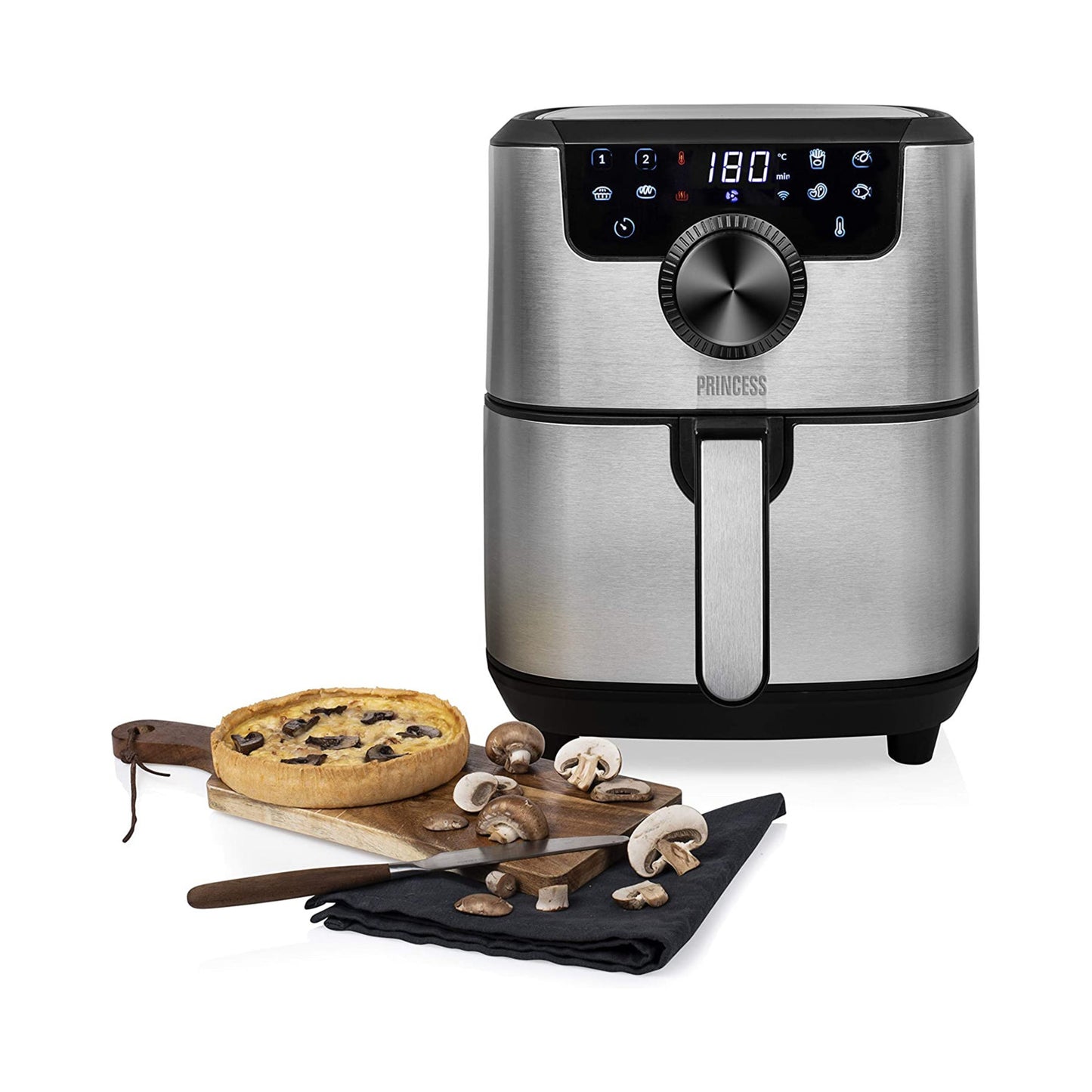immagine-1-princess-friggitrice-ad-aria-smart-in-acciaio-inossidabile-1500w-45l-ean-8713016091123