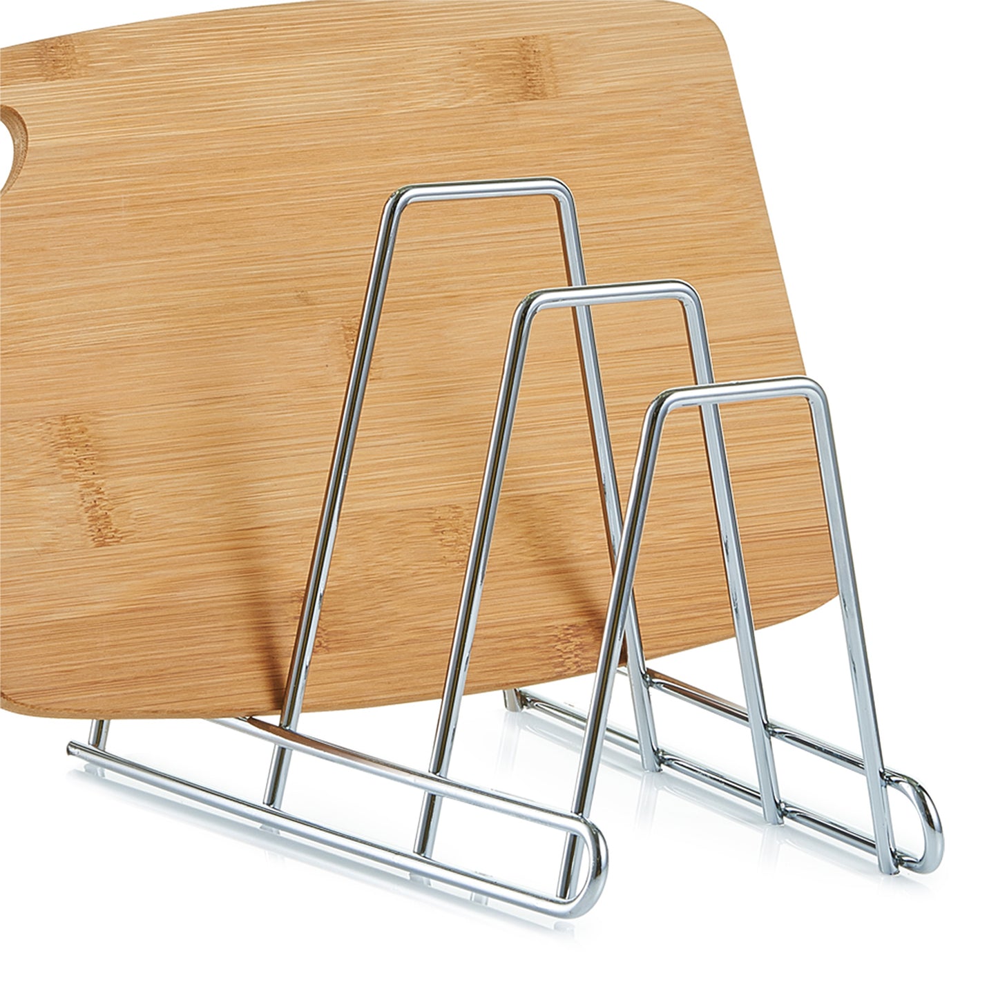 immagine-2-zeller-porta-tagliere-in-metallo-cromato-ean-4003368248509