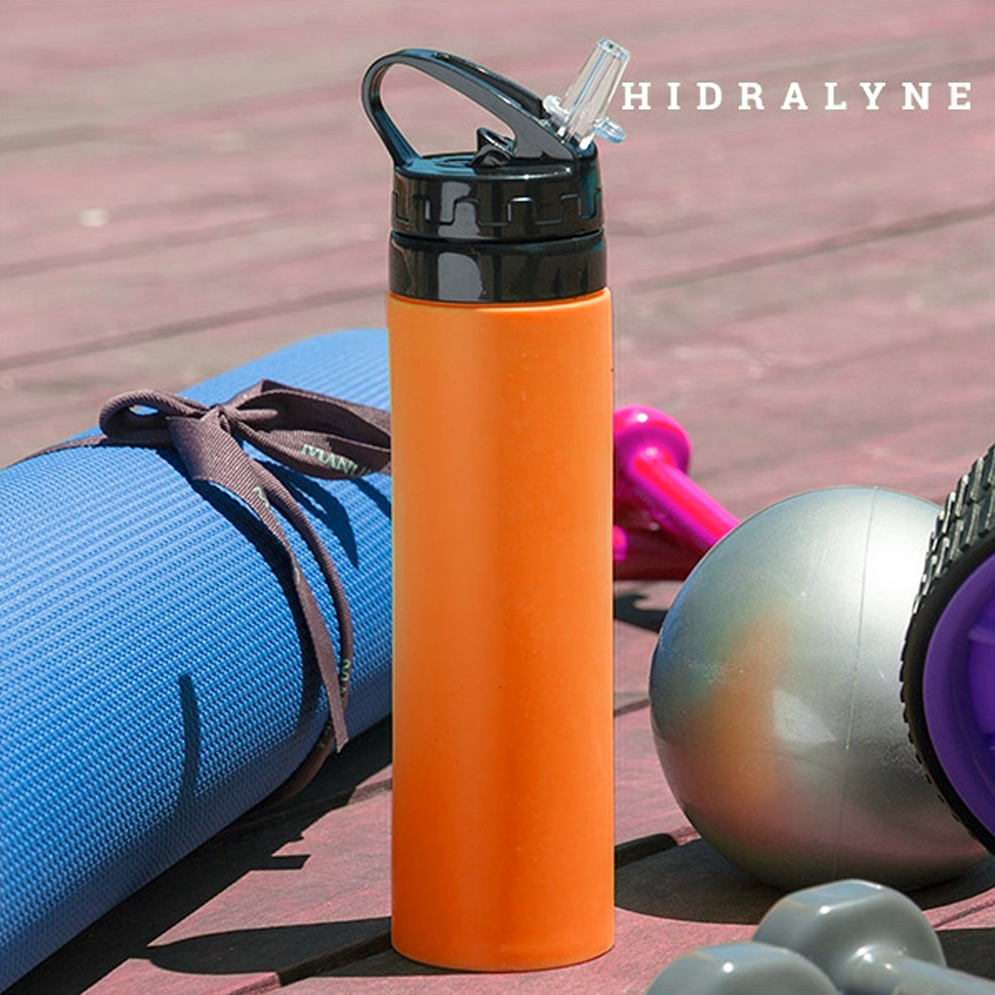 immagine-3-visto-in-tv-borraccia-in-silicone-per-sportivi-hydralyne-550ml-giallo-ean-4899888109549