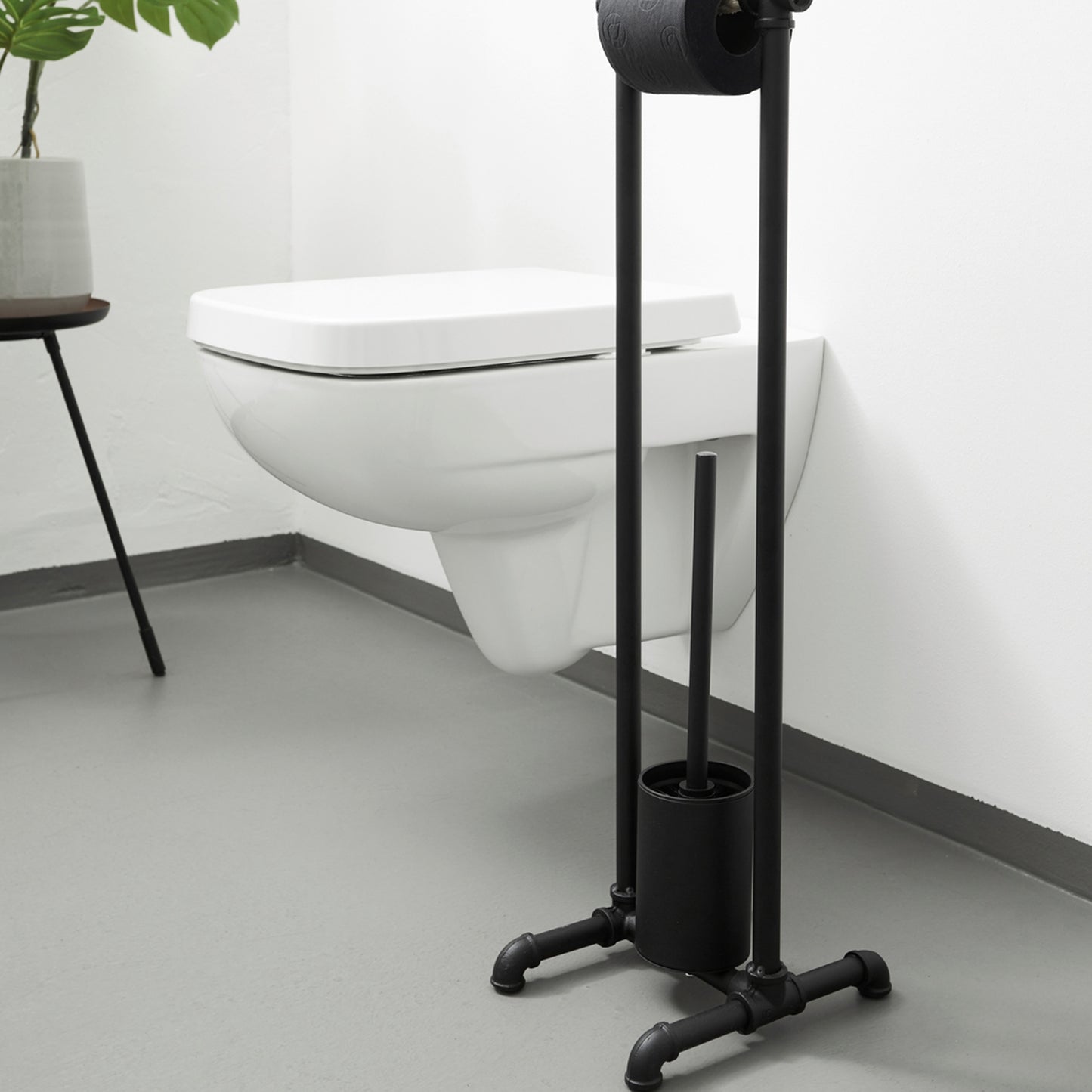 immagine-3-wenko-piantana-porta-scopino-osuna-nero-205x77x25-cm-ean-4008838265017