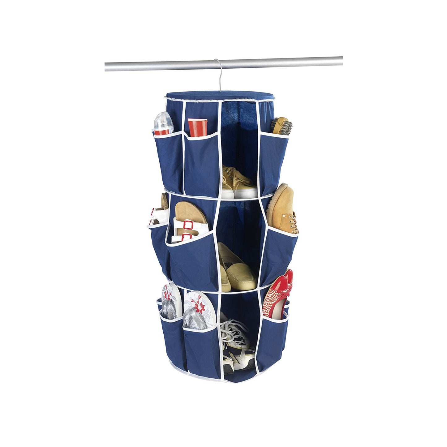 immagine-3-wenko-porta-scarpe-rotondo-appendiabiti-3-piani-ean-4008838547212