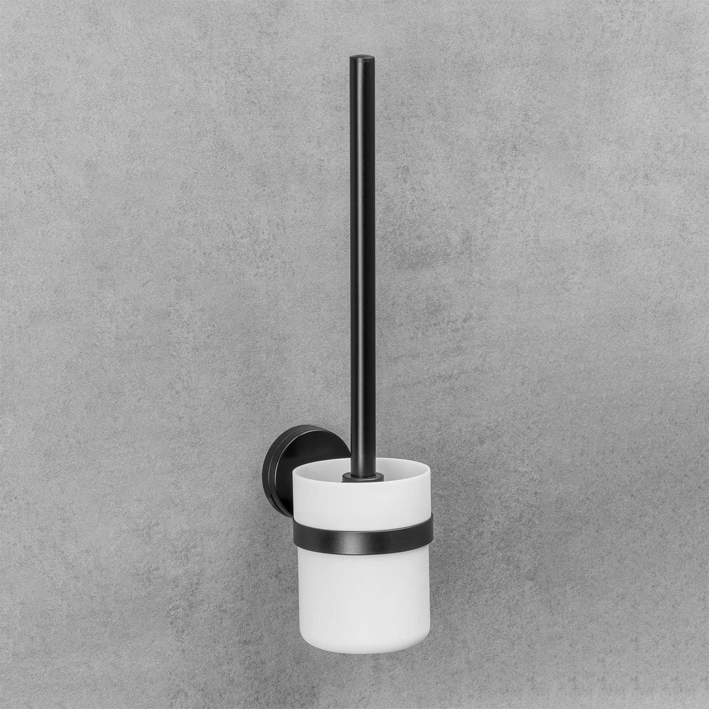 immagine-3-wenko-set-wc-static-loc-plus-porta-scopino-pavia-nero-ean-4008838346839