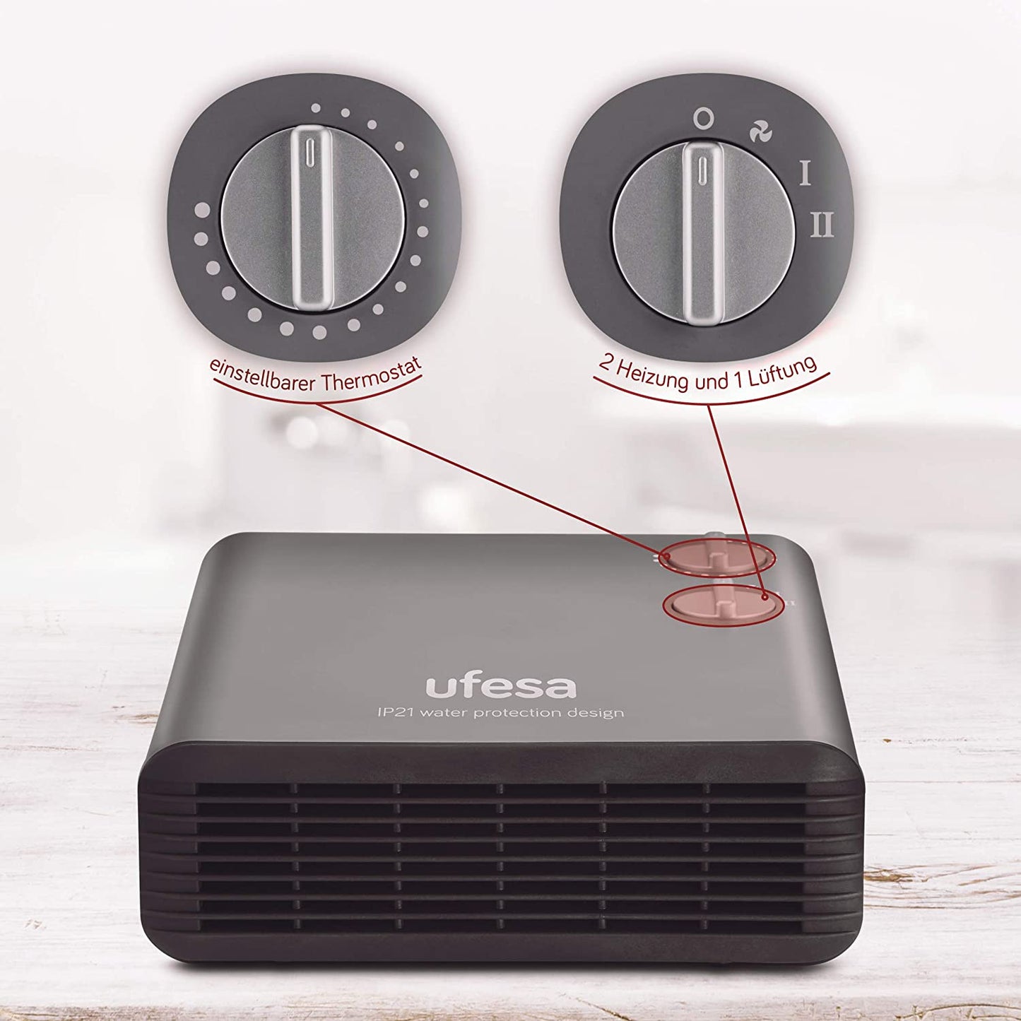 immagine-5-ufesa-termoventilatore-orizzontale-scaldino-1800w-cp1800ip-ean-8422160045905