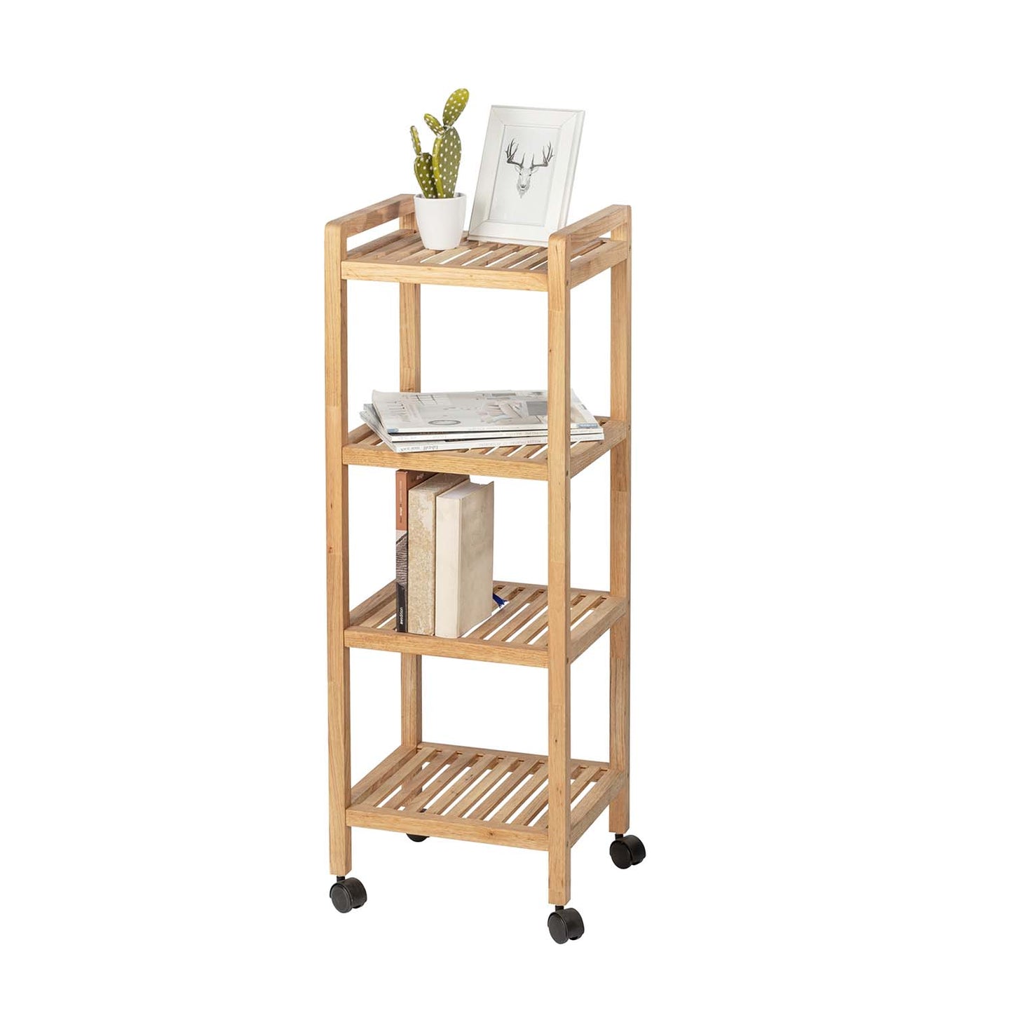 immagine-5-wenko-scaffale-con-ruote-norway-4-piani-stretto-ean-4008838334089