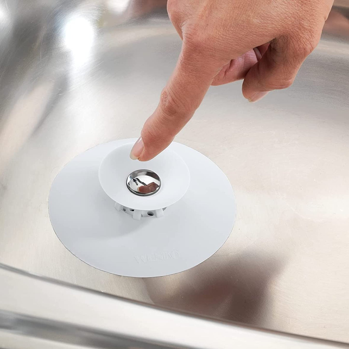 immagine-5-wenko-tappo-di-scarico-in-silicone-sore-bianco-tappo-di-scarico-con-3-regolazioni-di-scarico-ean-4008838338339