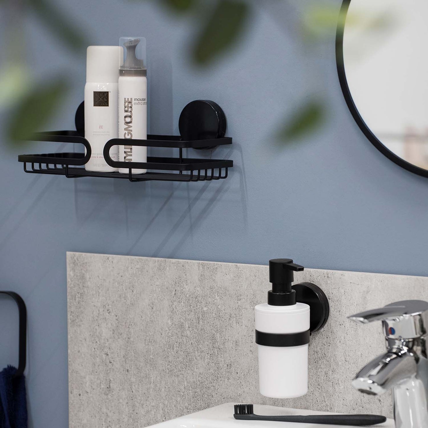 immagine-6-wenko-distributore-di-sapone-static-loc-plus-pavia-nero-ean-4008838348406