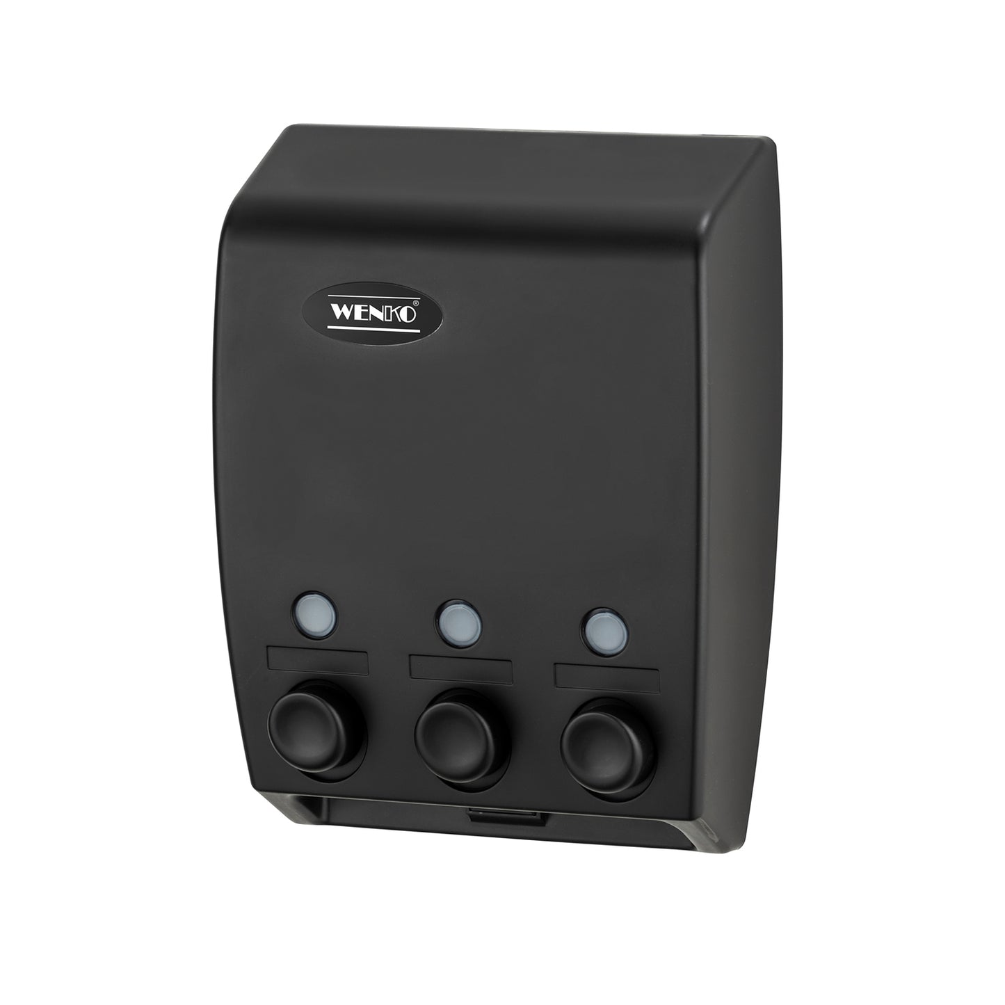 immagine-7-wenko-dispenser-sapone-varese-nero-con-3-scomparti-da-450ml-ean-4008838287699