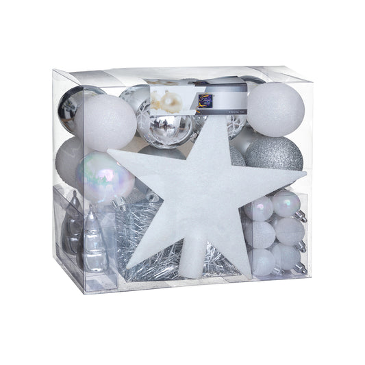 immagine-1-feeric-lights-and-christmas-set-44pz-palline-e-decorazioni-per-albero-di-natale-bianco-e-argento-ean-3560238969984