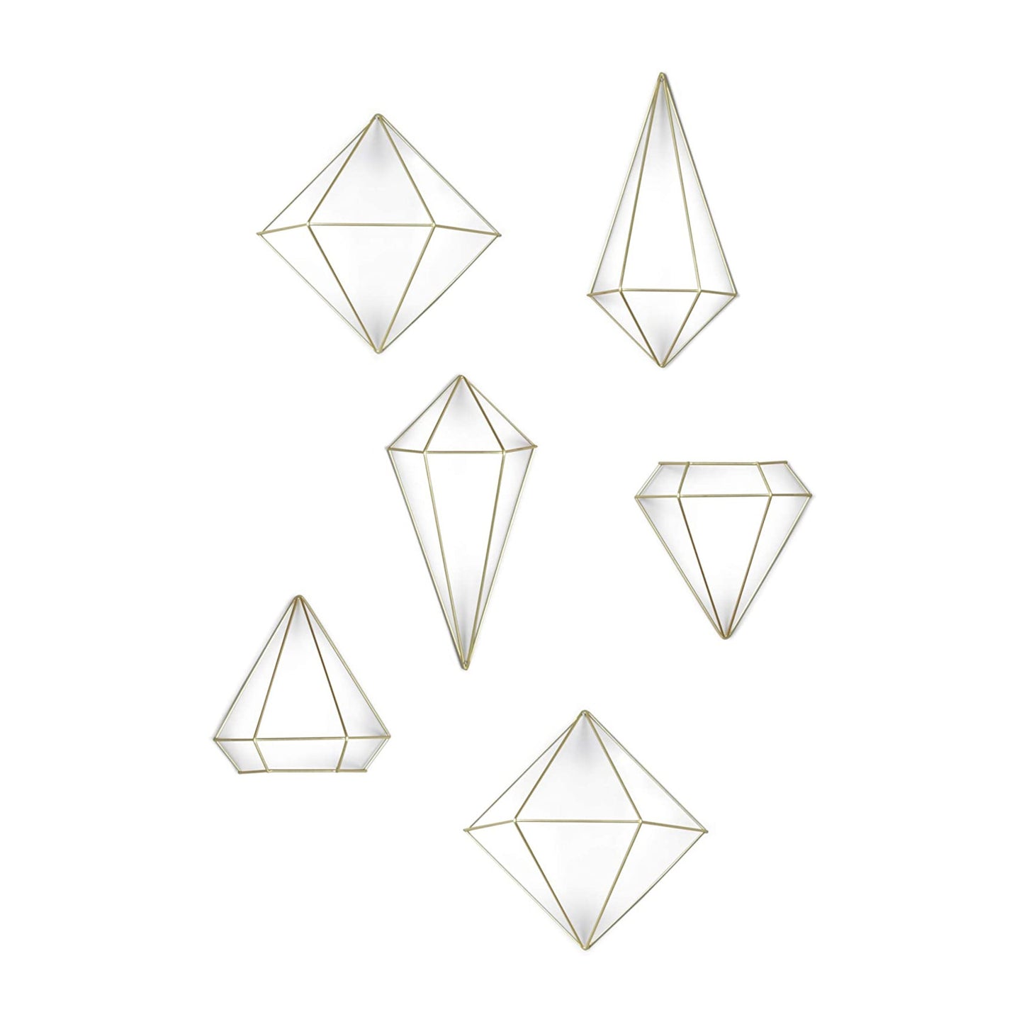 immagine-1-umbra-set-6-fioriere-decorative-da-parete-prisma-oro-ean-028295409049