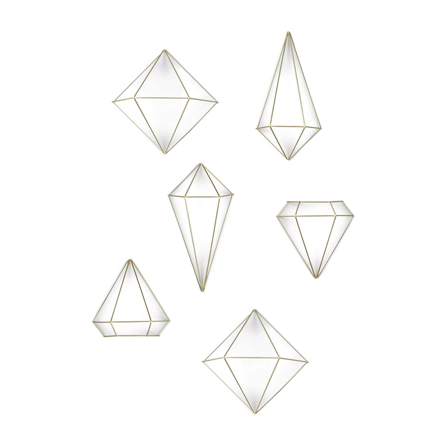 immagine-1-umbra-set-6-fioriere-decorative-da-parete-prisma-oro-ean-028295409049