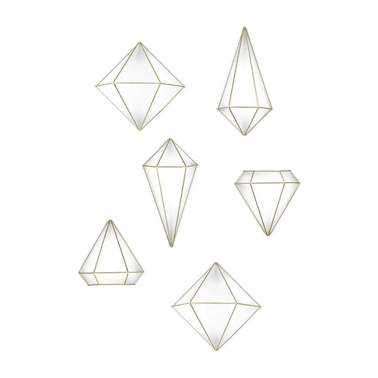 immagine-1-umbra-set-6-fioriere-decorative-da-parete-prisma-oro-ean-028295409049