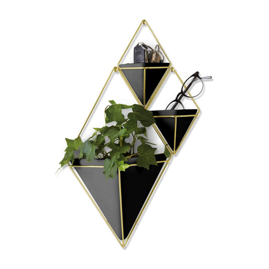 immagine-1-umbra-vaso-fioriera-decorativa-da-parete-39x22cm-nerooro-ean-028295317276