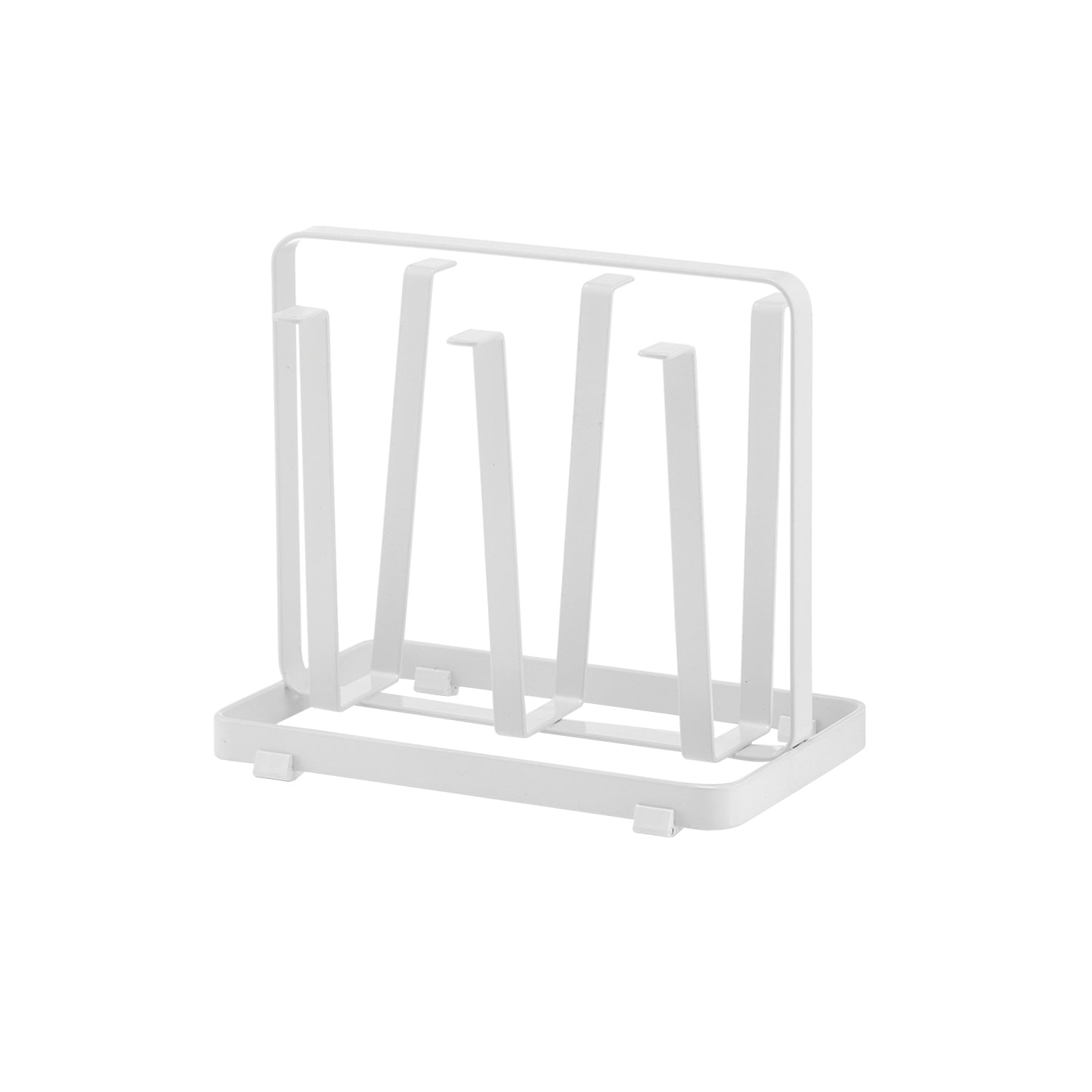 immagine-1-zeller-porta-bicchieri-in-metallo-bianco-20x12x17-5cm-ean-4003368273921