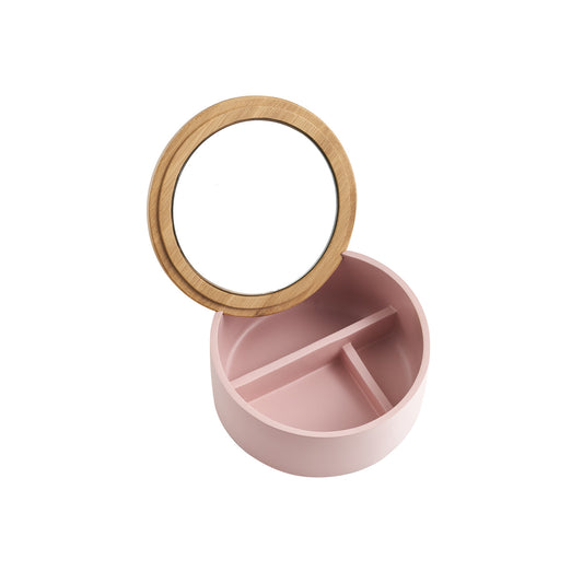 immagine-1-zeller-specchio-portagioie-m-rotondo-in-poliresina-rose-ean-4003368187358