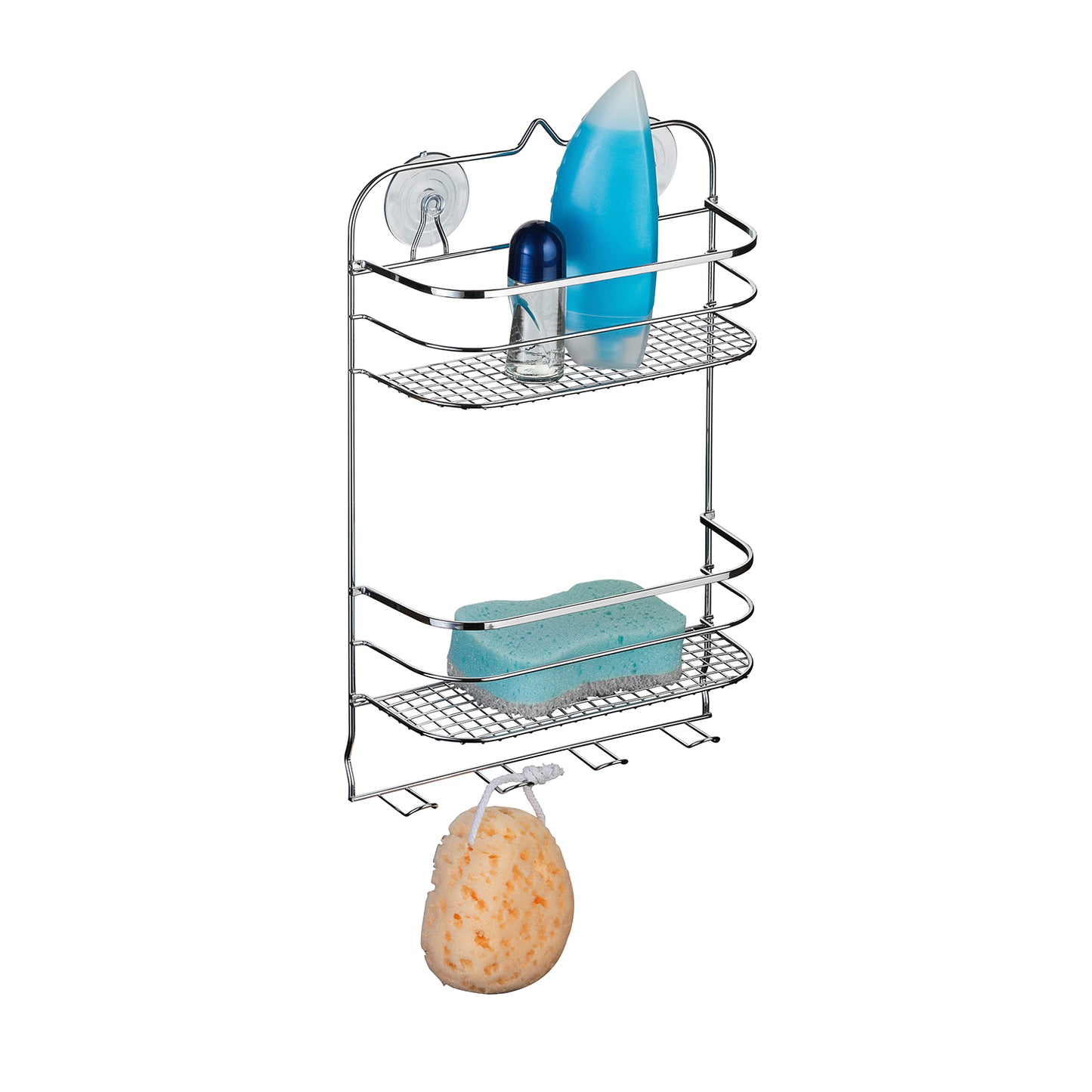 immagine-2-axentia-mensola-per-doccia-a-2-ripiani-in-metallo-cassandra-ean-4009977869319
