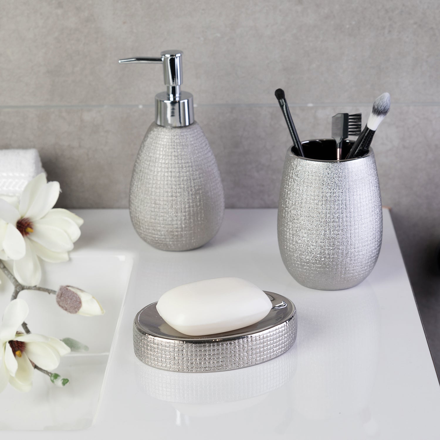 immagine-2-axentia-porta-sapone-hollywood-silver-ean-4005437216358