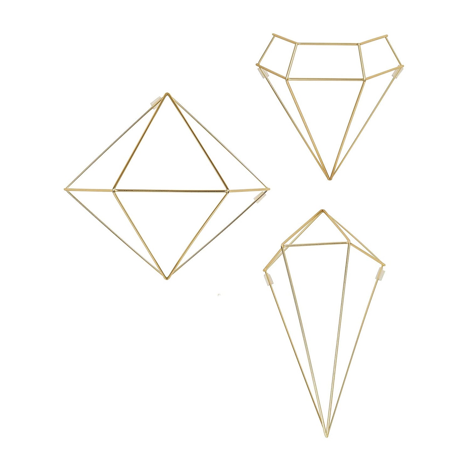 immagine-2-umbra-set-6-fioriere-decorative-da-parete-prisma-oro-ean-028295409049