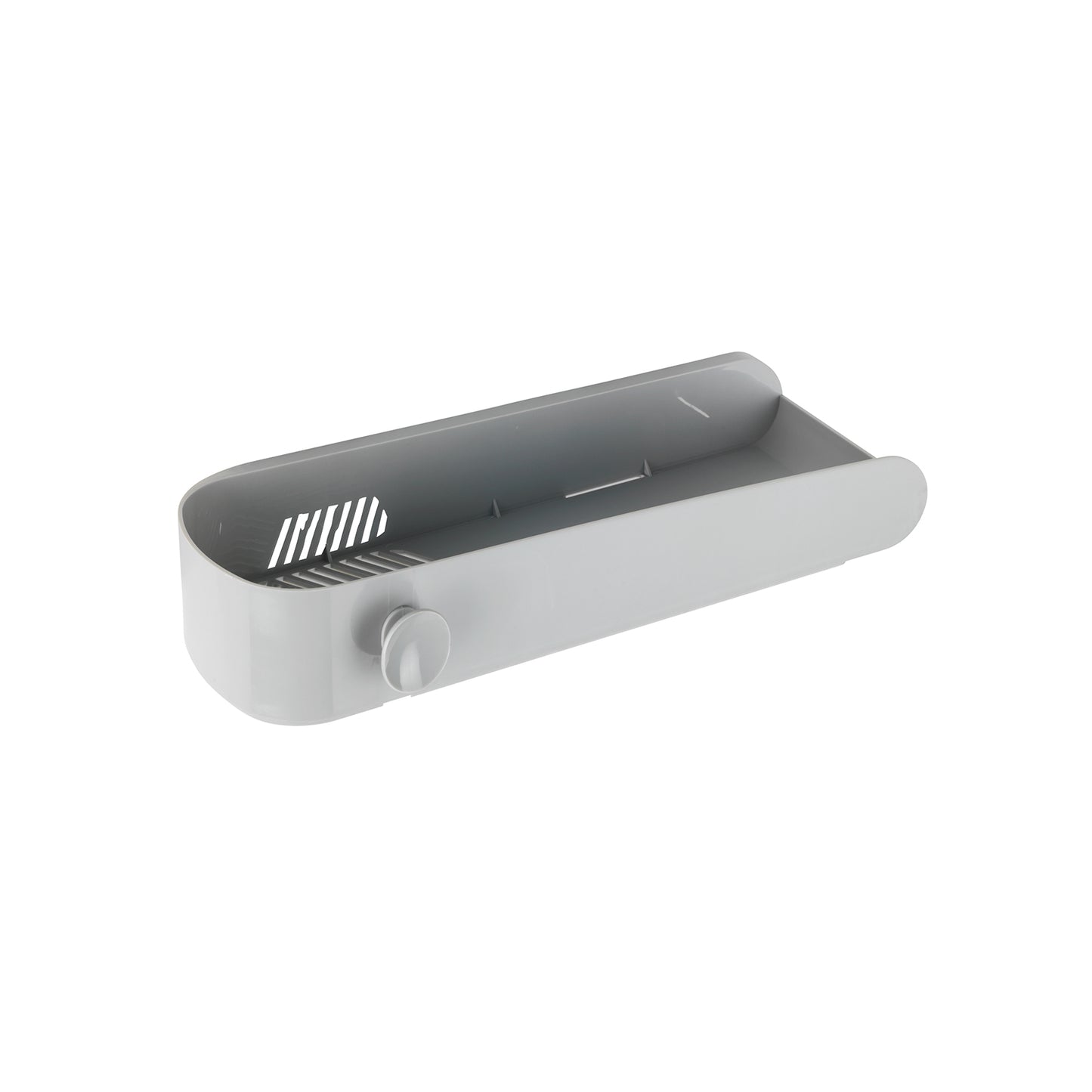 immagine-2-wenko-porta-oggetti-doccia-bob-grigio-fissaggio-senza-fori-ean-4008069130818