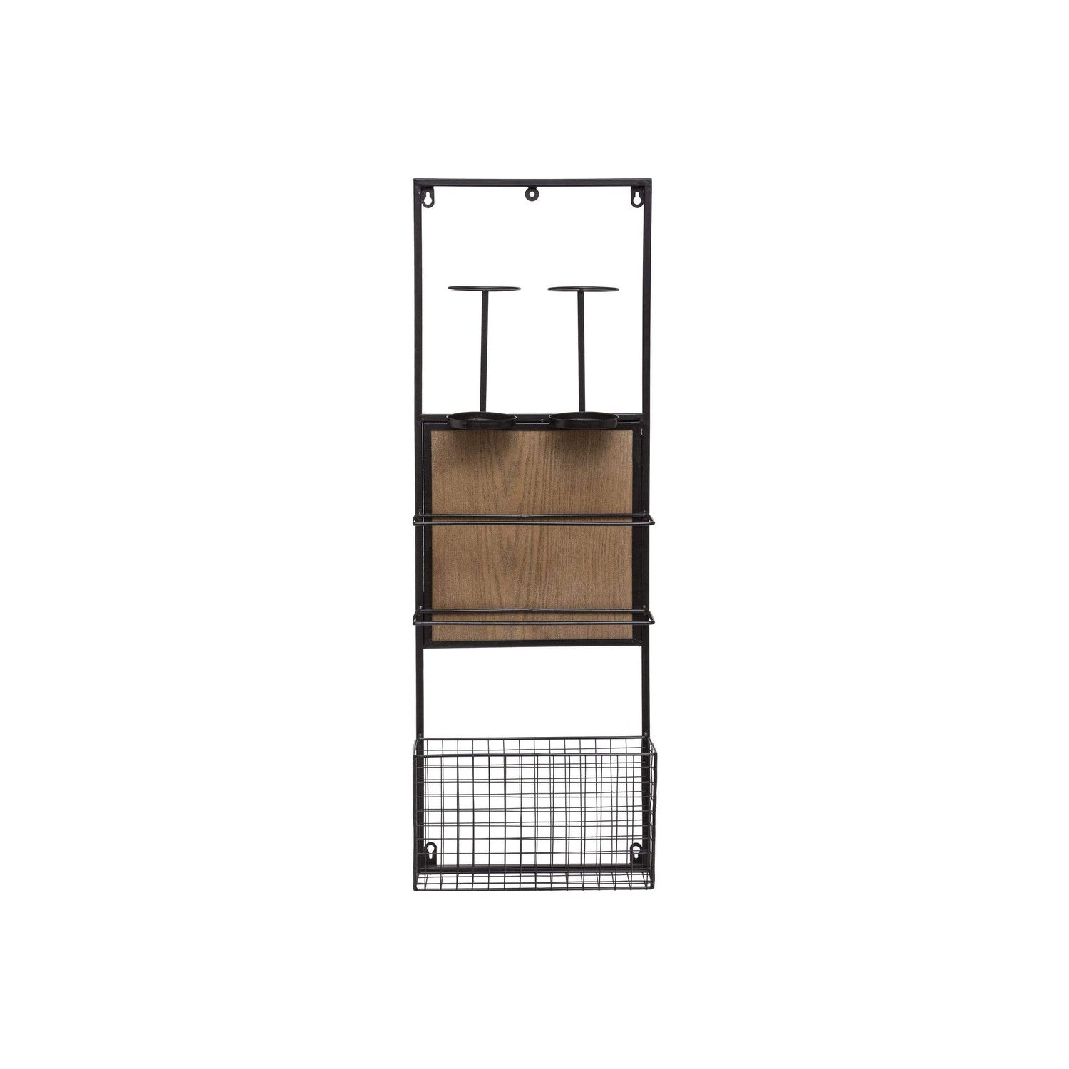 immagine-3-atmosphera-createur-dinterieur-mensola-da-parete-porta-bottiglie-in-legno-e-metallo-29x95x90cm-ean-3560233812278