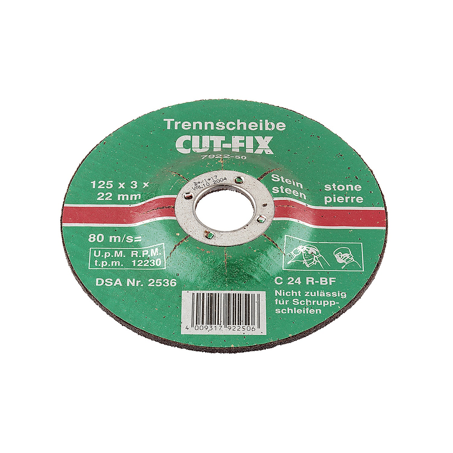 immagine-3-kwb-disco-per-acciaio-80ms-cut-fix-diametro-115x12-per-smerigliatrice-kwb-ean-4009317911500