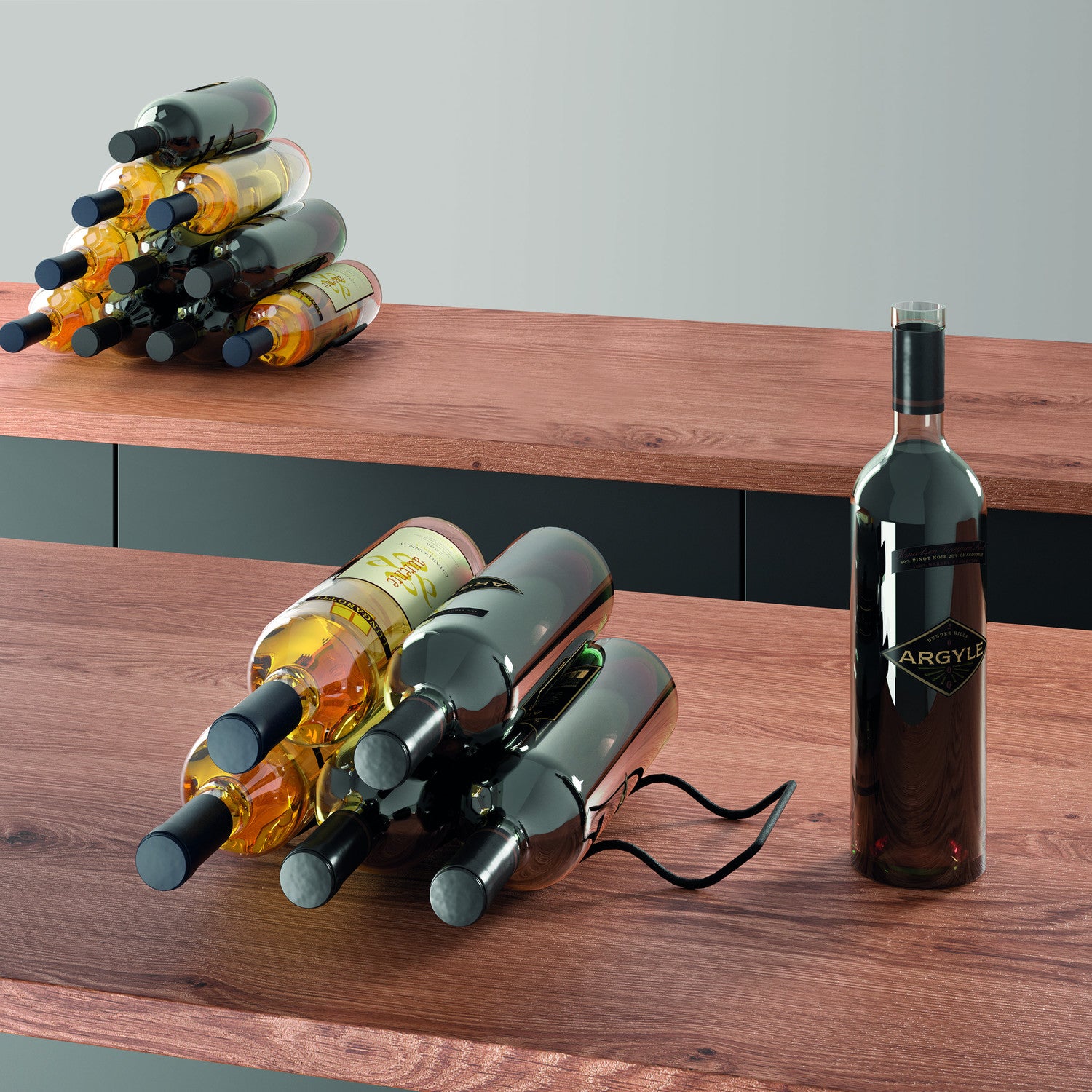 immagine-3-metaltex-set-2-portabottiglie-vino-impilabili-cm-11x32x3-touch-therm-wave20-lava-ean-8002523829207