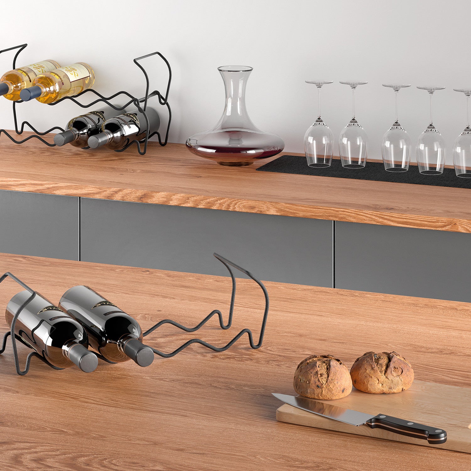 immagine-3-metaltex-set-3-portabottiglie-impilabili-cm-44x15x1334-touch-therm-wine-bar-12-lava-ean-8002523829122