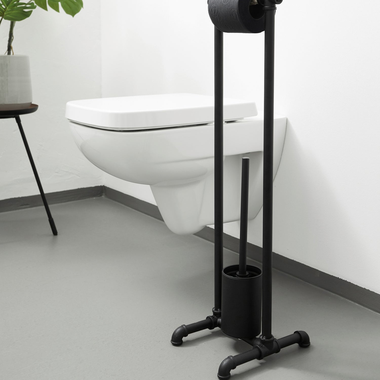 immagine-3-wenko-piantana-porta-scopino-osuna-nero-205x77x25-cm-ean-4008838265017