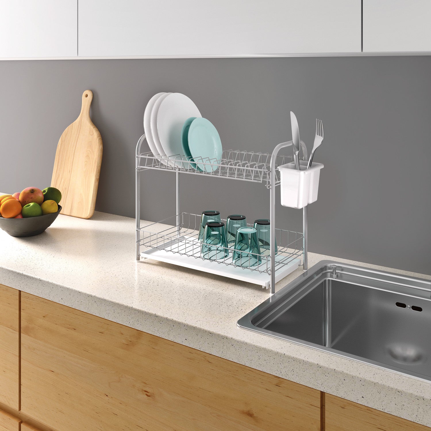 immagine-4-metaltex-scolapiatti-2-piani-smontabile-cm-45x23x37-con-bacinella-e-porta-posate-in-plastica-double-tex-ean-8002523233028