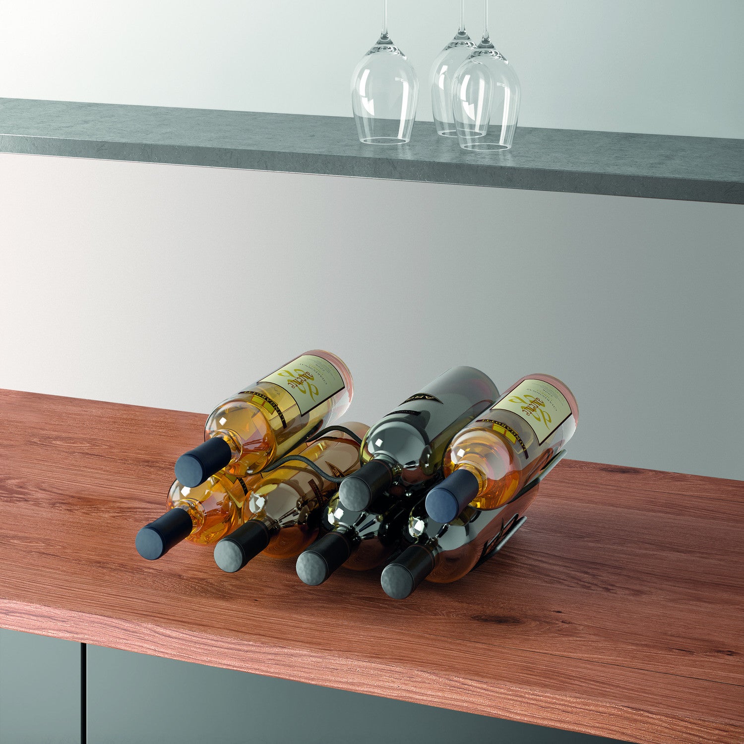 immagine-4-metaltex-set-2-portabottiglie-vino-impilabili-cm-11x32x3-touch-therm-wave20-lava-ean-8002523829207