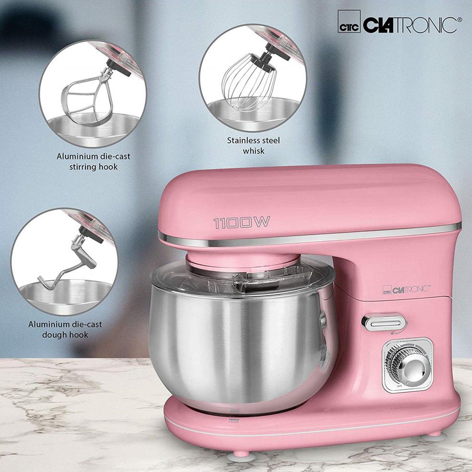 immagine-5-clatronic-impastatrice-rock-n-retro-5-litri-1100-watt-rosa-km-3711-ean-4006160638752