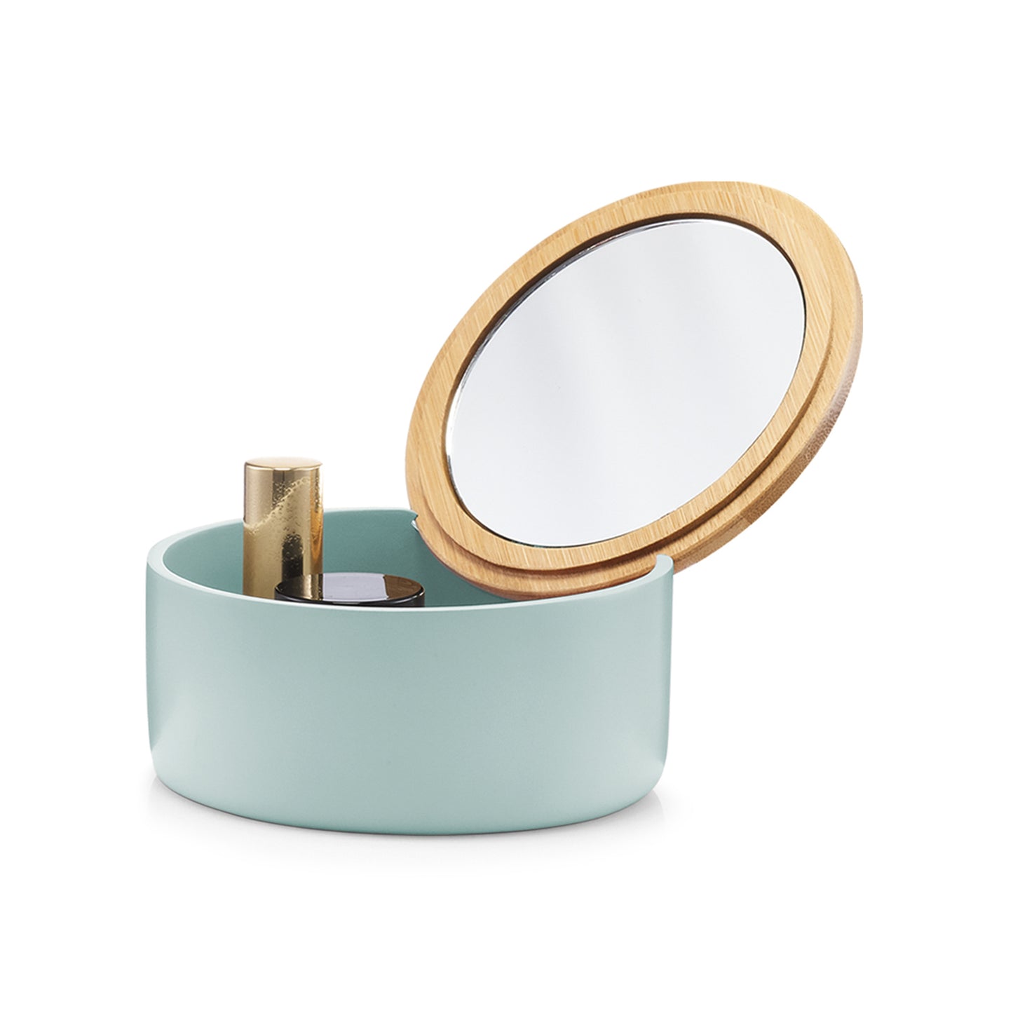 immagine-5-zeller-specchio-portagioie-m-rotondo-in-poliresina-menta-ean-4003368187365